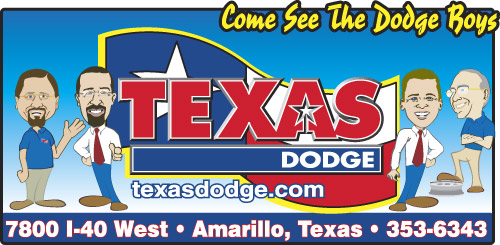 Texas Dodge Vinyl Magnet