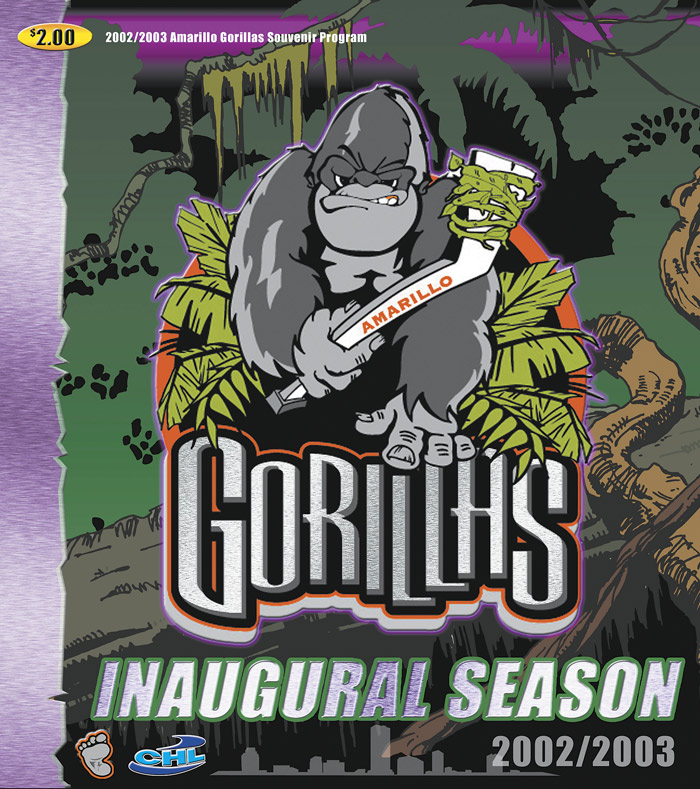 Amarillo Gorillas program cover