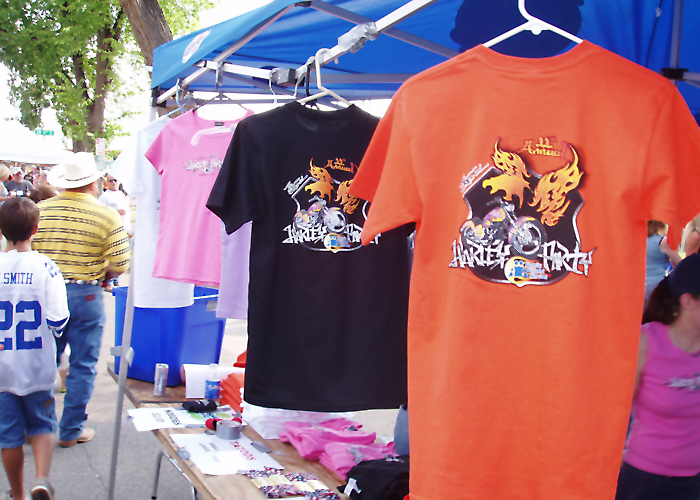 T-shirt design, Harley Party, Amarillo, TX
